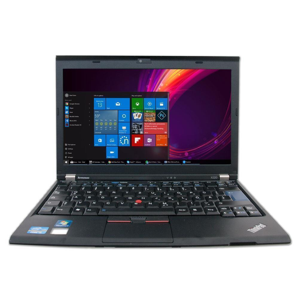enovo ThinkPad X220 i5-2540M 2.6GHz 4GB 320GB HDD HD 1366x768 Windows 10 Pro