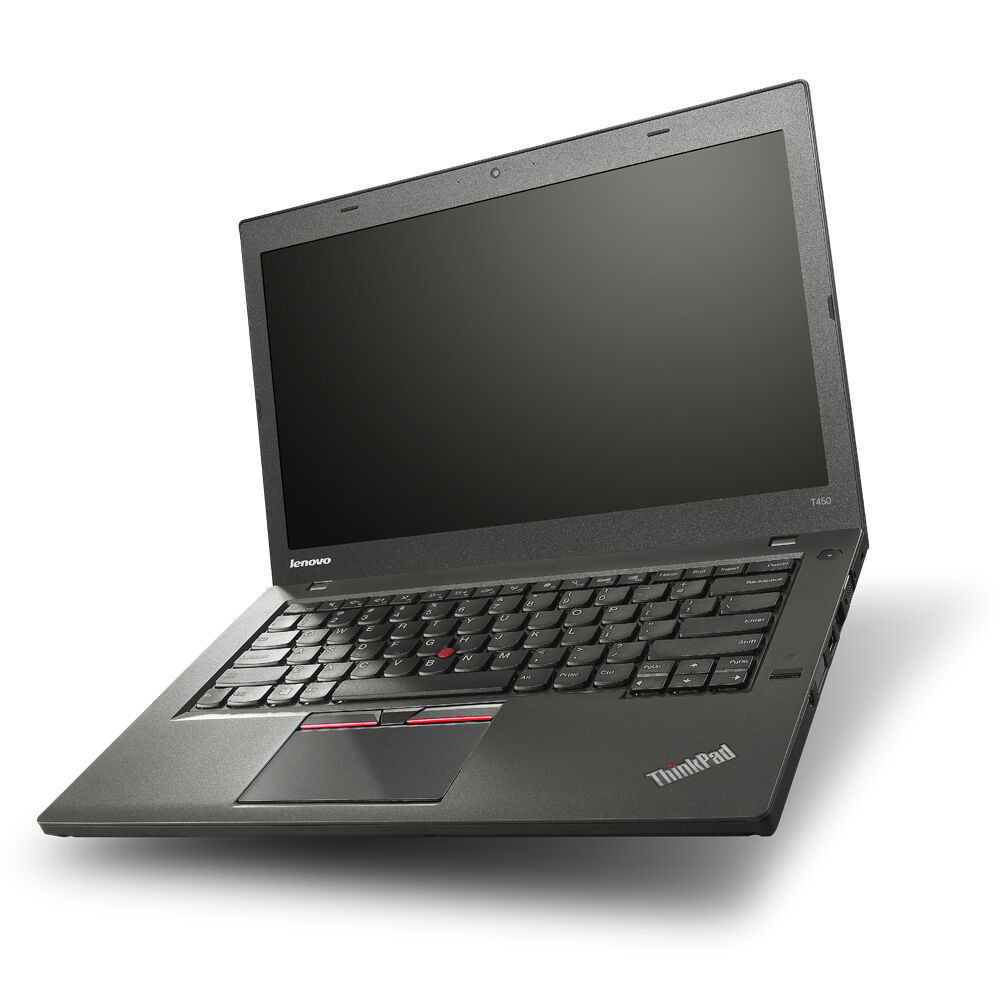 Lenovo Thinkpad T450 | 14" | i5-5300U | 8GB | 512GB SSD | HD+ | Webcam | Tastaturbeleuchtung | Win 10 Pro | DE