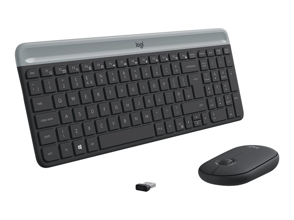 Logitech Slim Combo MK470 | Tastatur-und-Maus-Set | DK