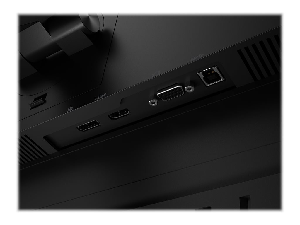 Lenovo ThinkVision T24v-20 | 23.8" | LED IPS Full HD Monitor | Webcam | HDMI DP VGA