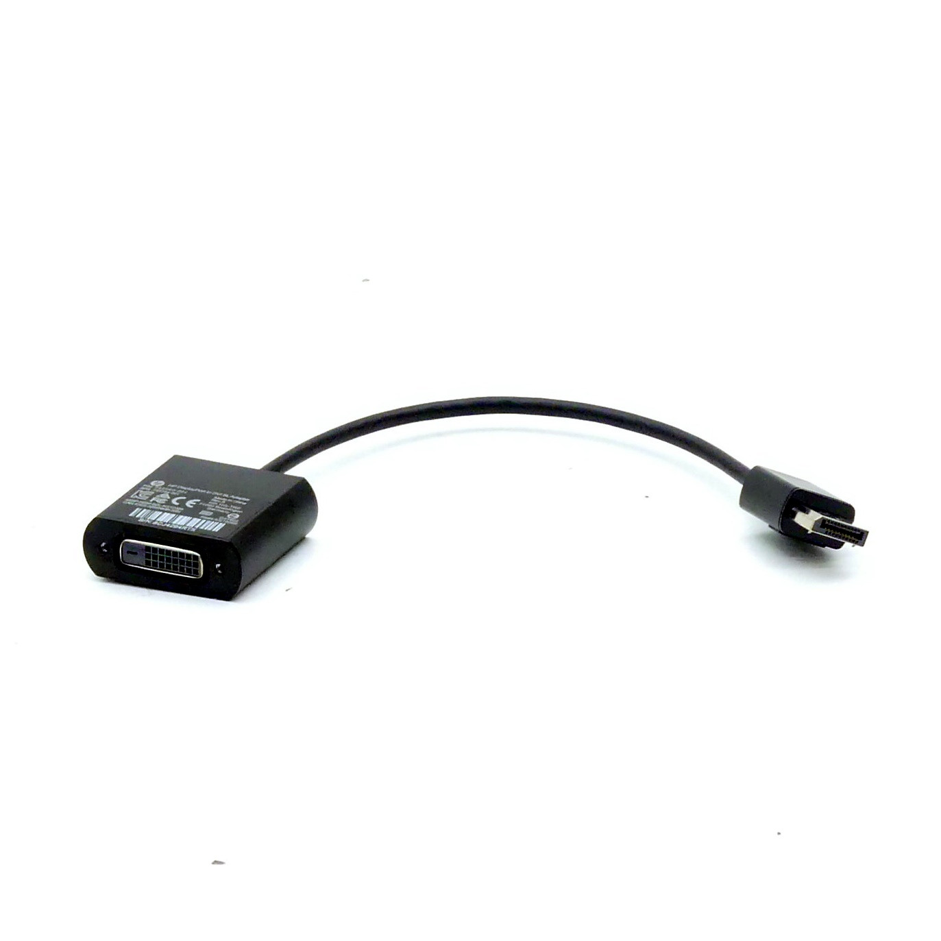 HP 752660-001 DisplayPort auf DVI Adapter schwarz