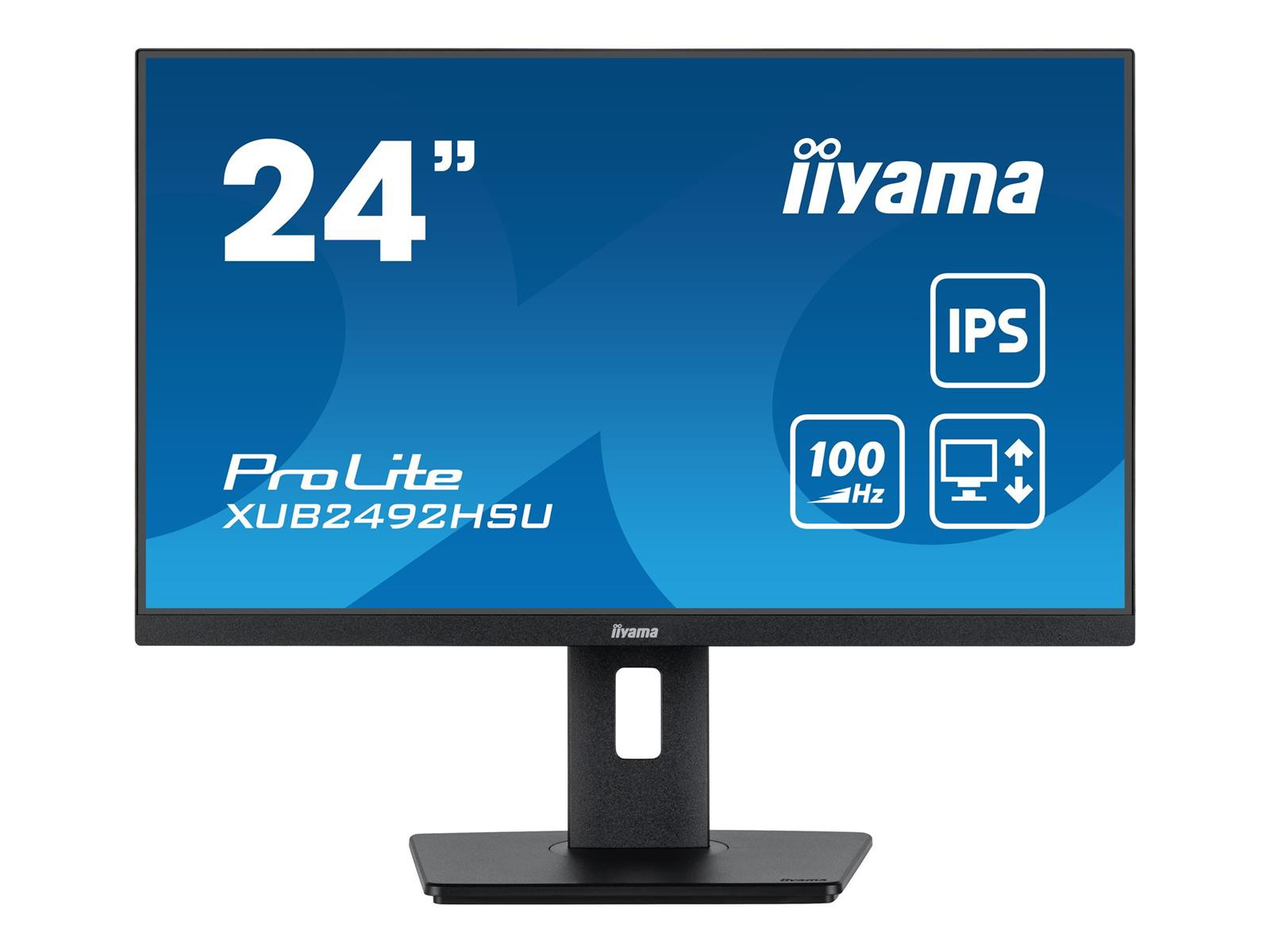 Iiyama ProLite Monitor XUB2492HSU | 24" | Full HD | schwarz