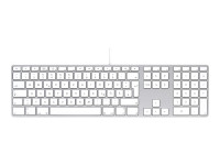 Apple Tastatur - MB110D/B - USB - Deutsch QWERTZ - Ziffernblock - A1243