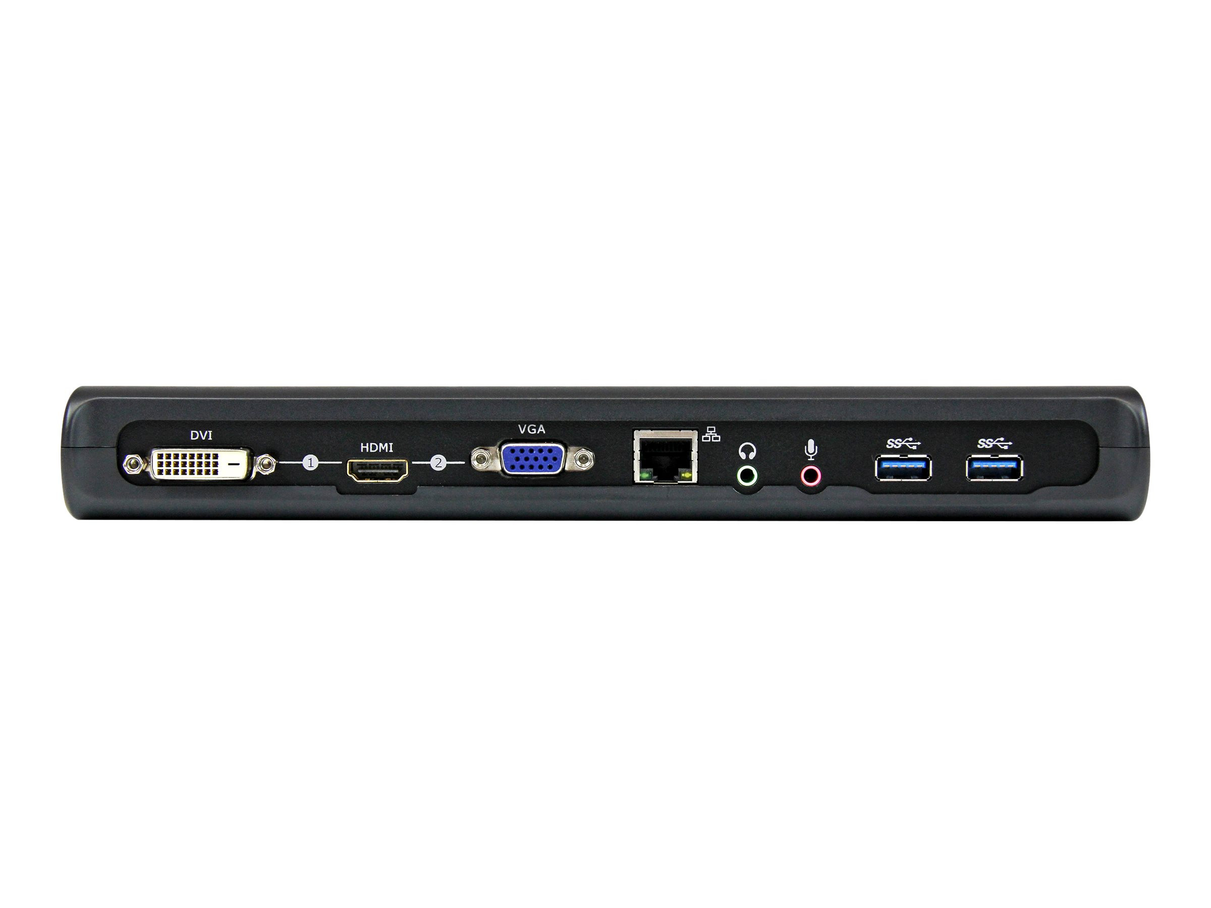 StarTech.com USB 3.0 Docking Station HDMI/DVI/VGA | für Laptops - Mac und Windows | ohne Netzteil | ohne Kabel