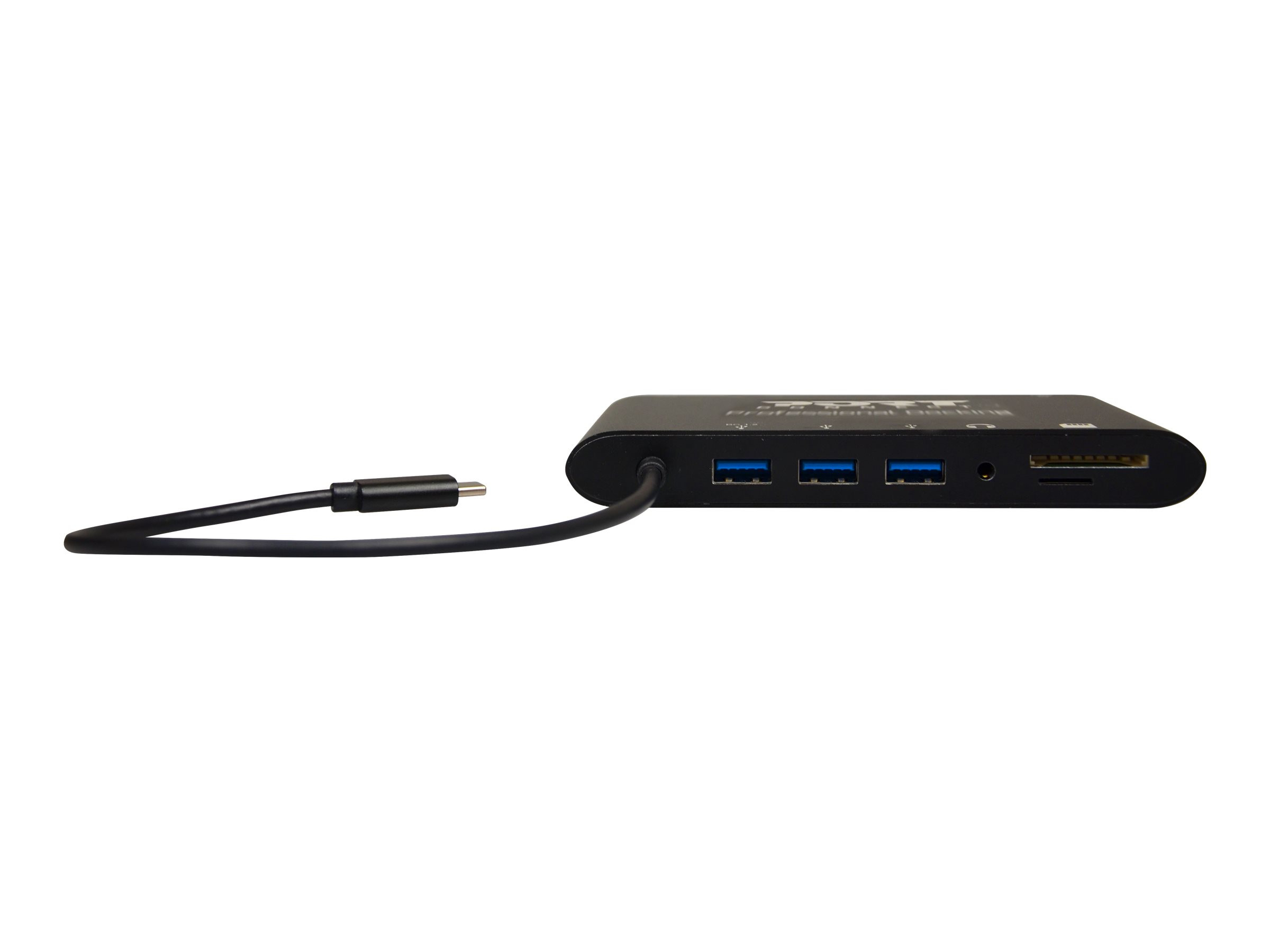 PORT Connect Dockingstation Travel USB-C Dock 1x4K++ Docking Station | ohne Netzteil