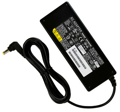 Original Fujitsu Netzteil 90 Watt Rundstecker AC Adapter Ladegerät mit Stromkabel