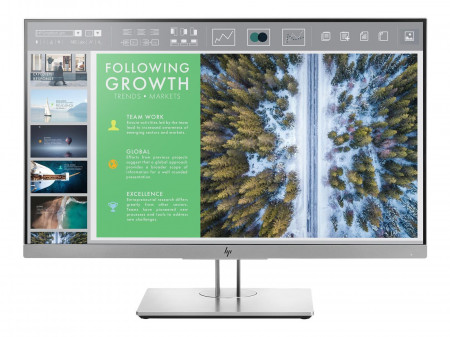 HP EliteDisplay E243 Monitor | 23.8" | Full HD | silber