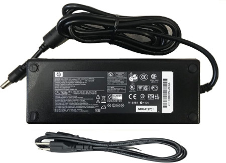 Original HP Netzteil 120 Watt Rundstecker (5,5mm pin) AC Adapter Ladegerät mit Stromkabel